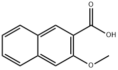 3-METHOXY-2-NAPHTHOIC ACID Struktur