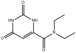 4-PyriMidinecarboxaMide, N,N-diethyl-1,2,3,6-tetrahydro-2,6-dioxo- 结构式