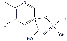 4-DEOXYPYRIDOXINE 5-PHOSPHATE 结构式