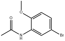 N-(5-ブロモ-2-メトキシフェニル)アセトアミド 化学構造式