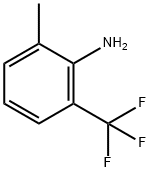 2-メチル-6-(トリフルオロメチル)アニリン 化学構造式