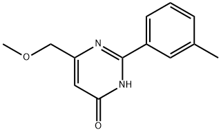 6-(METHOXYMETHYL)-2-(3-METHYLPHENYL)PYRIMIDIN-4-OL|2-(3-甲基苯基)-4-羟基-6-甲氧甲基嘧啶