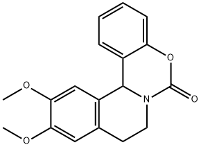 6H,8H-Isoquino[2,1-c][1,3]benzoxazin-6-one,  9,13b-dihydro-11,12-dimethoxy- Structure