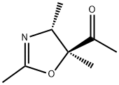 Ethanone, 1-(4,5-dihydro-2,4,5-trimethyl-5-oxazolyl)-, trans- (9CI) Struktur