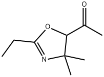 Ethanone, 1-(2-ethyl-4,5-dihydro-4,4-dimethyl-5-oxazolyl)- (9CI) Struktur