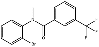 N-(2-BROMOPHENYL)-N-METHYL-3-(TRIFLUOROMETHYL)BENZAMIDE Structure