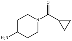1-(シクロプロピルカルボニル)-4-ピペリジンアミン HYDROCHLORIDE 化学構造式