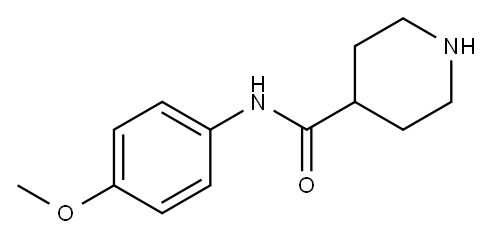 PIPERIDINE-4-CARBOXYLIC ACID (4-METHOXY-PHENYL)-AMIDE Struktur