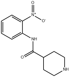 PIPERIDINE-4-CARBOXYLIC ACID (2-NITRO-PHENYL)-AMIDE|N-(2-硝基苯基)哌啶-4-甲酰胺