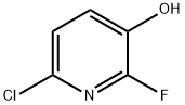 6-クロロ-2-フルオロ-3-ヒドロキシピリジン 化学構造式