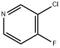3-クロロ-4-フルオロピリジン 化学構造式