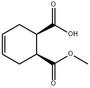 6-Methoxycarbonyl-3-cyclohexene-1-carboxylic acid Struktur