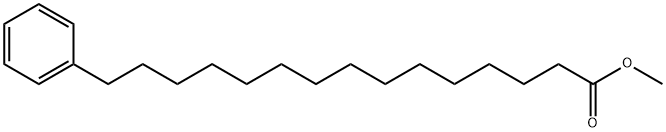 METHYL 15-PHENYLPENTADECANOATE Struktur