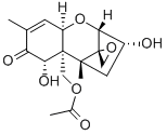 15-ACETOXY-3ALPHA,7ALPHA-DIHYDROXY-12,13-EPOXYTRICHOTHEC-9-EN-8-ONE Struktur