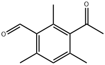 3-アセチル-2,4,6-トリメチルベンズアルデヒド 化学構造式
