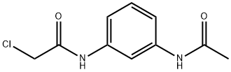 N-(3-乙酰氨基苯基)-2-氯-乙酰胺, 88342-13-6, 结构式