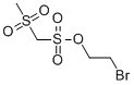 2-bromoethyl (methylsulfonyl)methanesulfonate Struktur
