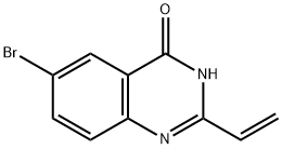 6-ブロモ-2-ビニル-4-キナゾリノール 化学構造式