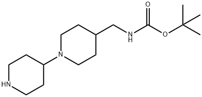 tert-butyl (1-(piperidin-4-yl)piperidin-4-yl)MethylcarbaMate Struktur