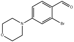 2-BROMO-4-MORPHOLIN-4-YL-BENZALDEHYDE Structure