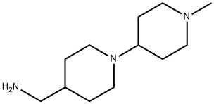 1-(1'-メチル-1,4'-ビピペリジン-4-イル)メタンアミン 化学構造式