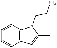 2-(2-甲基-1H-吲哚-1-基)乙基]胺, 883535-89-5, 结构式