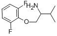 1-(2,6-DIFLUOROPHENOXY)-3-METHYL-2-BUTANAMINE Structure