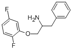 1-(2,5-DIFLUOROPHENOXY)-3-PHENYL-2-PROPANAMINE Structure