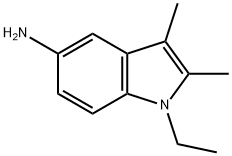 1-ethyl-2,3-dimethyl-1H-indol-5-amine Struktur
