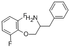 1-(2,6-DIFLUOROPHENOXY)-3-PHENYL-2-PROPANAMINE Structure