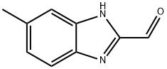 6-METHYL-1H-BENZOIMIDAZOLE-2-CARBALDEHYDE Struktur