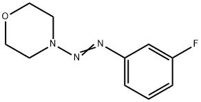 4-[(3-FLUOROPHENYL)AZO]-MORPHOLINE Structure