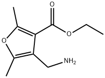 4-AMINOMETHYL-2,5-DIMETHYL-FURAN-3-CARBOXYLIC ACID ETHYL ESTER Struktur