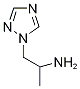 1-甲基-2-[1,2,4]三唑-1-基-乙胺, 883545-31-1, 结构式