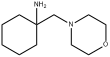 1-(吗啉-4-基甲基)环己胺 结构式