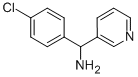 1-(4-クロロフェニル)-1-(3-ピリジニル)メチルアミン 化学構造式
