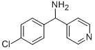 1-(4-クロロフェニル)-1-ピリジン-4-イルメタンアミン 化学構造式