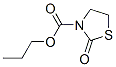 3-Thiazolidinecarboxylic  acid,  2-oxo-,  propyl  ester Struktur