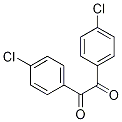 1,2-bis(4-chlorophenyl) ethane-1,2-dione Struktur