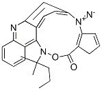 9-(6-(2-diazocyclopentadienylcarbonyloxy)hexylamino)acridine Struktur