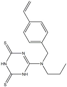 88373-30-2 6-(4-乙烯基苄基-正丙基)氨基-1,3,5-三嗪-2,4-二硫醇
