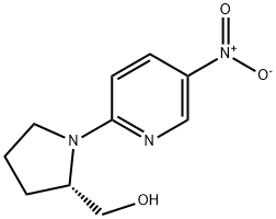 (S)-(-)-N-(5-硝基-2-吡啶基)脯氨醇, 88374-37-2, 结构式