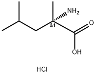 2-甲基-L-亮氨酸盐酸盐 结构式