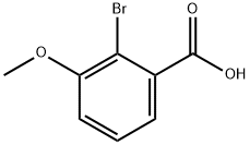 2-ブロモ-3-メトキシ安息香酸 化学構造式