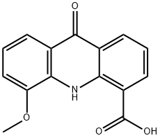 5-METHOXY-9-OXO-9,10-DIHYDRO-ACRIDINE-4-CARBOXYLIC ACID Struktur