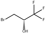 3-ブロモ-1,1,1-トリフルオロ-2-プロパノール 化学構造式