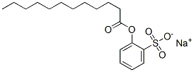 Sodium dodecanoyloxybenzenesulfonate 结构式
