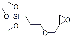 3-(Trimethoxysilyl)propyl glycidyl ether 结构式