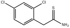 2-(2,4-DICHLOROPHENYL)ETHANETHIOAMIDE Structure