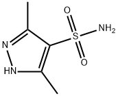 3,5-二甲基-1H-吡唑-4-磺酰胺, 88398-54-3, 结构式